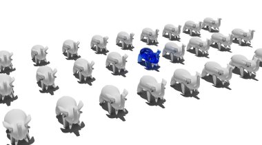 Elephant figurine clipart