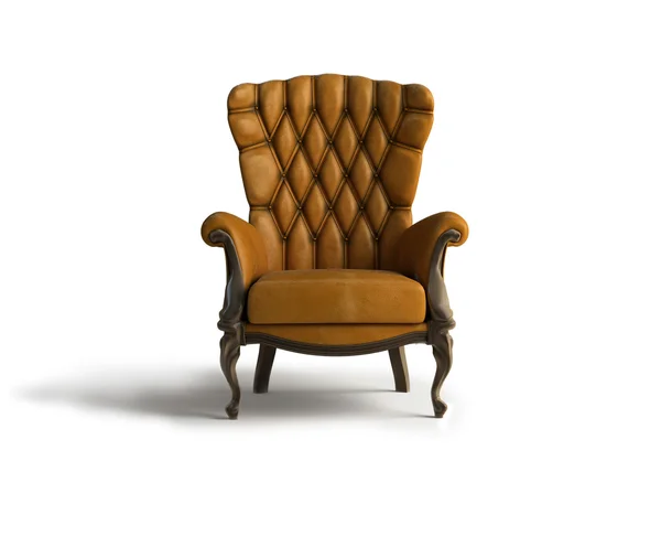 Кожаное кресло — стоковое фото