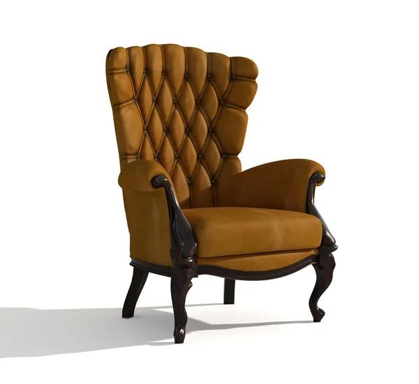 Кожаное кресло — стоковое фото