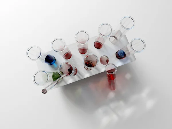 stock image Flasks & test tubes