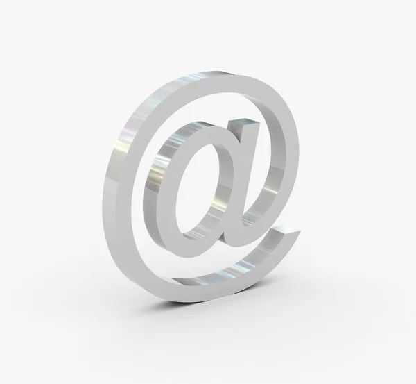 Señal de correo electrónico en blanco — Foto de Stock