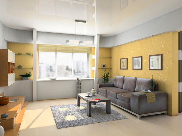 Modern interior furniture (photo)