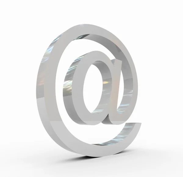 Blank e-mail sign — Stock Photo, Image