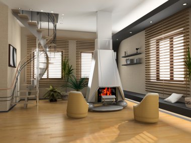 Modern interior clipart