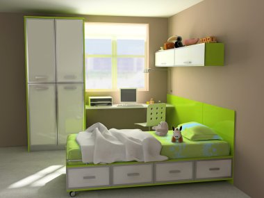 Modern çocuk odası iç
