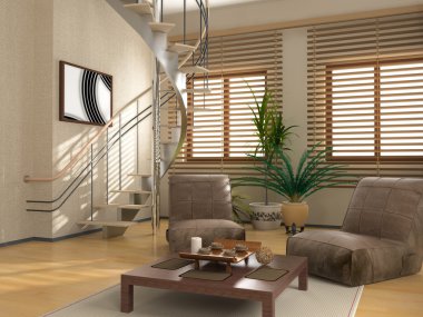 Modern interior clipart