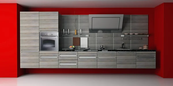 A cozinha moderna — Fotografia de Stock