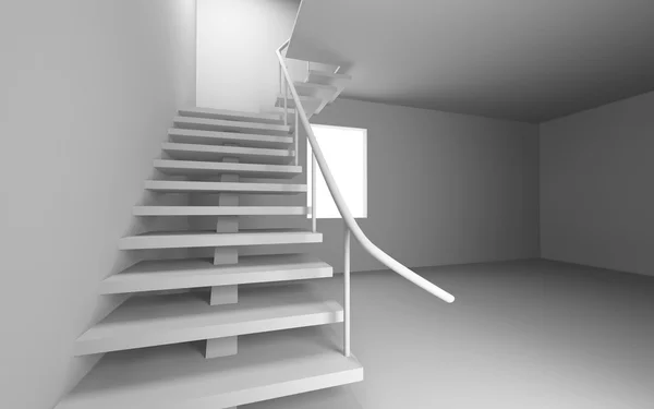 空白楼梯 — 图库照片