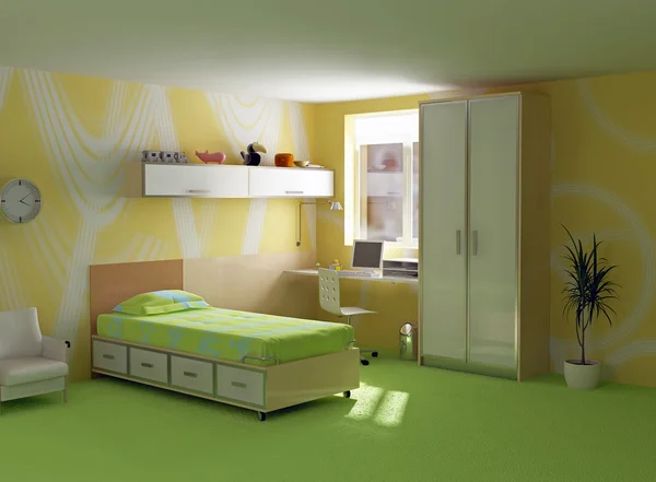 Childroom interior moderno — Fotografia de Stock
