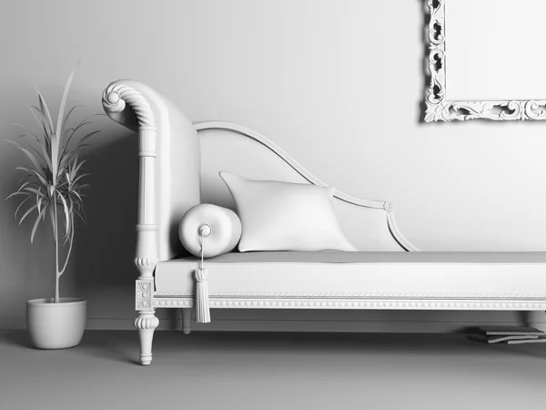 Κλασικό στυλ καναπέ — Φωτογραφία Αρχείου