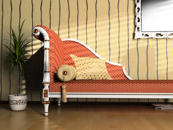 Klassisk stil soffa — Stockfoto
