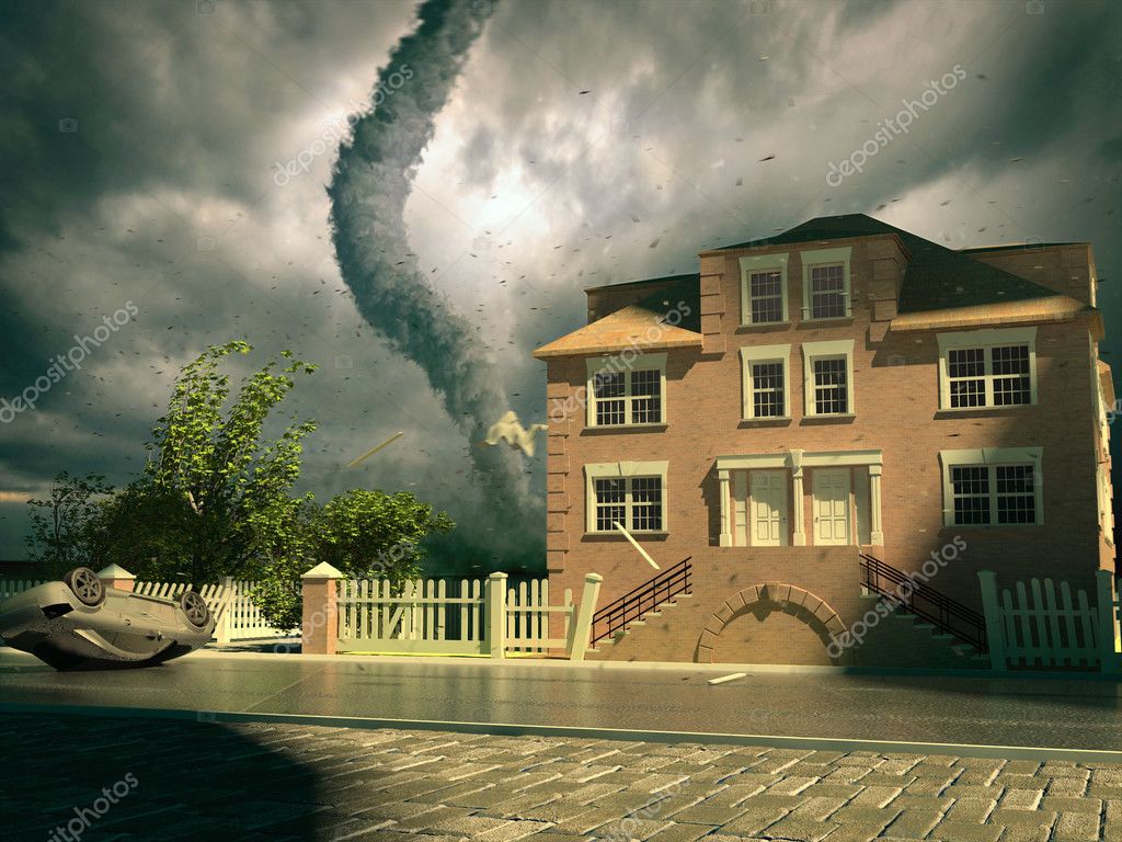 Tornado over the house — Stock Photo © vicnt2815 #3463689