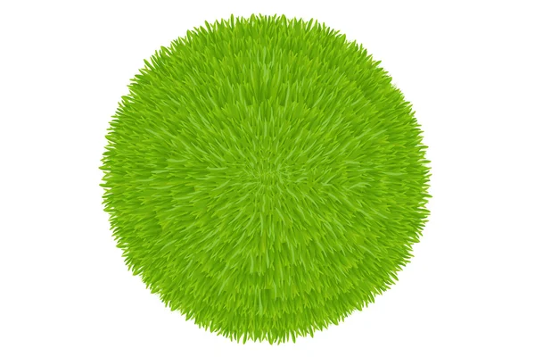 Green Grass Ball — Stock Vector