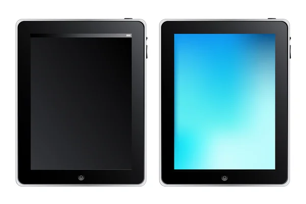 Tablet toque computador —  Vetores de Stock