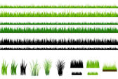 sběr trávy, izolované na bílém