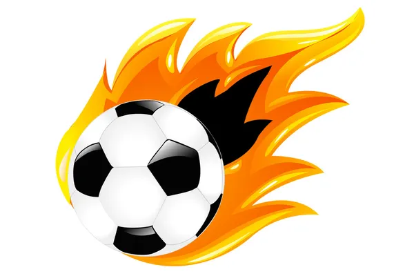Dwie piłki nożnej — Wektor stockowy