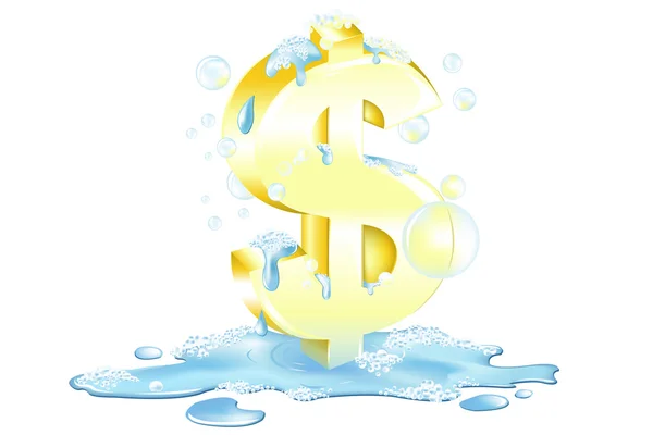 Відмивання грошей — стоковий вектор