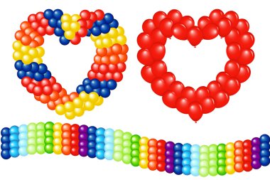 Garlands Of Balloons clipart