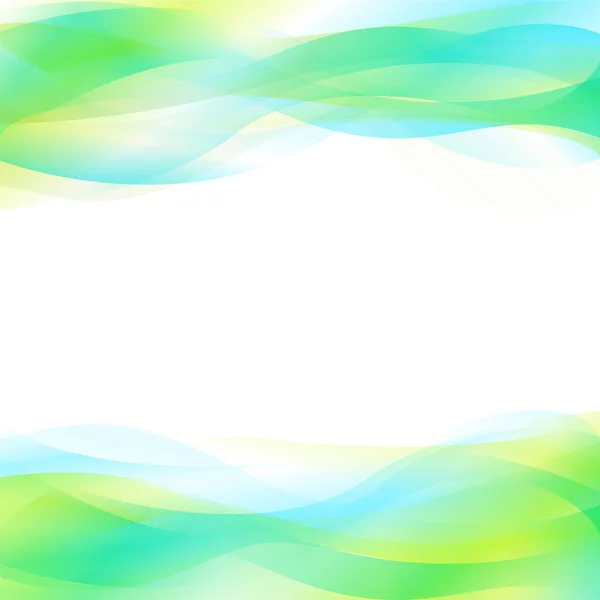 Blauer und grüner abstrakter Hintergrund — Stockvektor