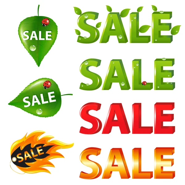 Stock vector Big Sale Texts and discount elements
