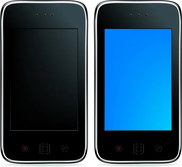 2 Téléphones portables — Image vectorielle