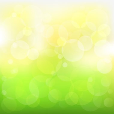 Abstract Vector Green And Yellow Background clipart