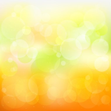 Abstract Vector Orange And Yellow Background