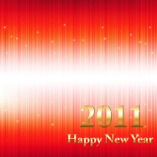 Feliz año nuevo 2011 — Vector de stock