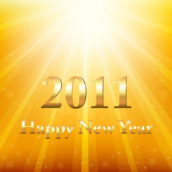 Feliz ano novo 2011 —  Vetores de Stock