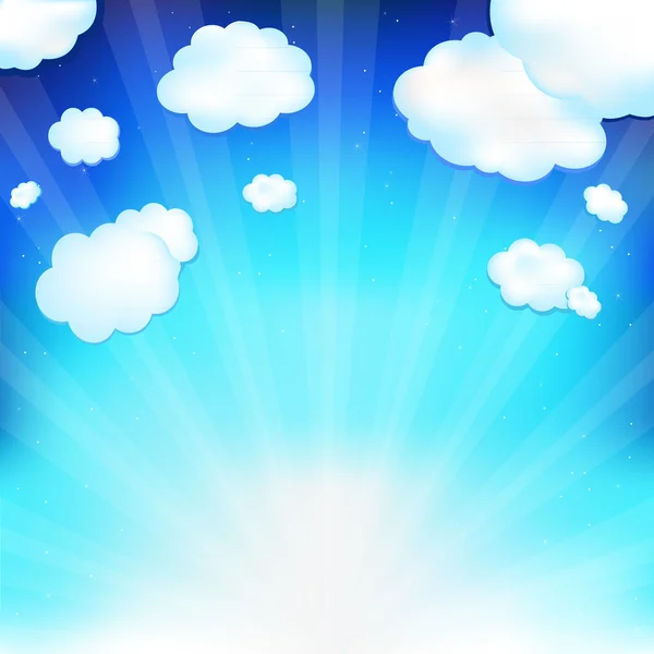 Fantastische wolken — Stockvector
