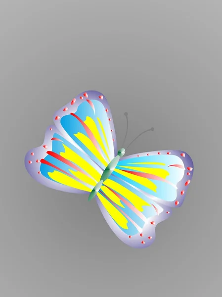Bunter Schmetterling — Stock vektor