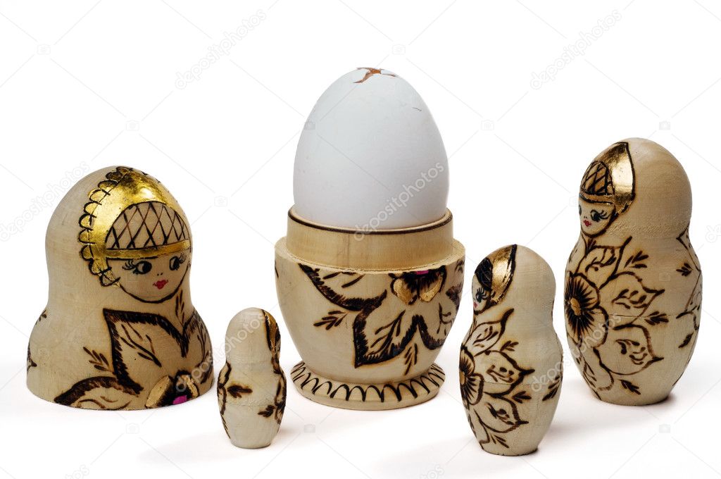 Nested doll and egg