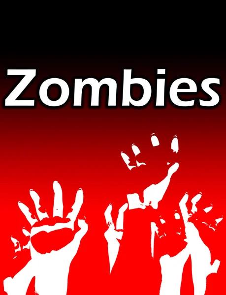 Zombie handen — Stockfoto