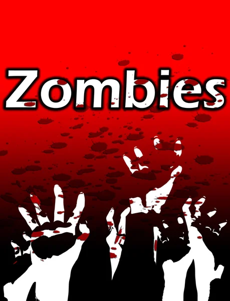 Zombie händer — Stockfoto
