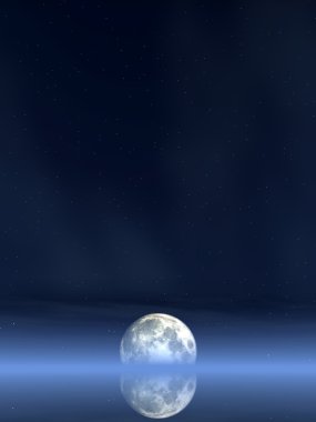 ay yansıması