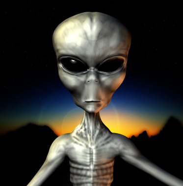 Grey Alien clipart