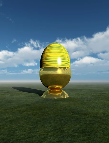 stock image Easter Egg And Sky