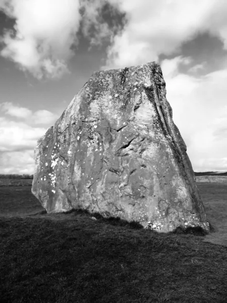 エイヴベリー立っている石 — 图库照片