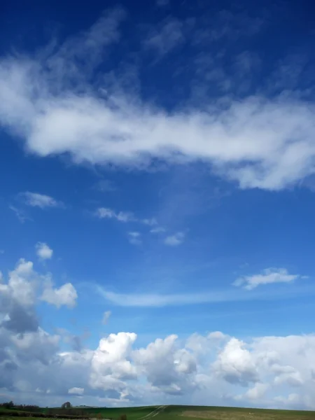 Вид на небо и Гроунд — стоковое фото