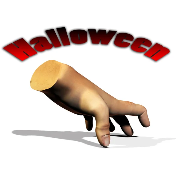 Halloween ruka — Stock fotografie