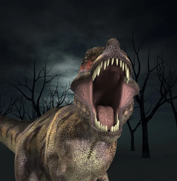 Рев T-Rex — стоковое фото