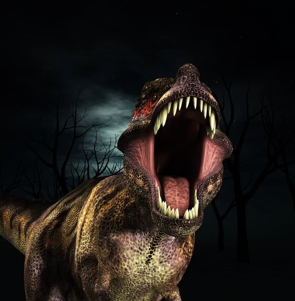 T rex βρυχηθμό — Φωτογραφία Αρχείου