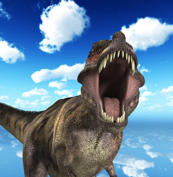 Рев T-Rex — стоковое фото