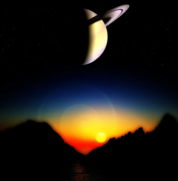 Alien World View — Fotografie, imagine de stoc