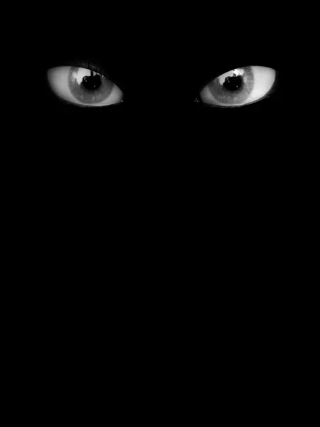 Strašidelné oči — Stock fotografie