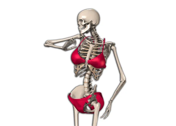 stock image Skeleton In A Bikini