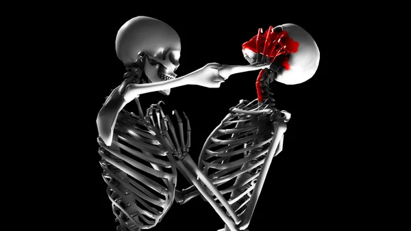 Лечение скелетов — стоковое фото
