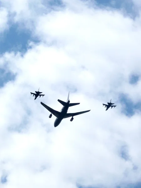 stock image The Queens 2010 Royal Flypast