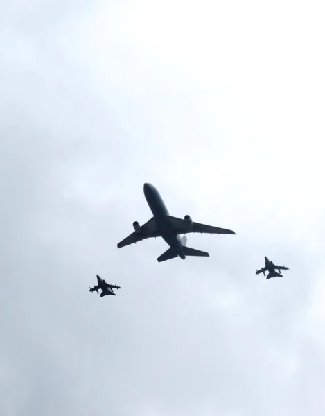 stock image The Queens 2010 Royal Flypast