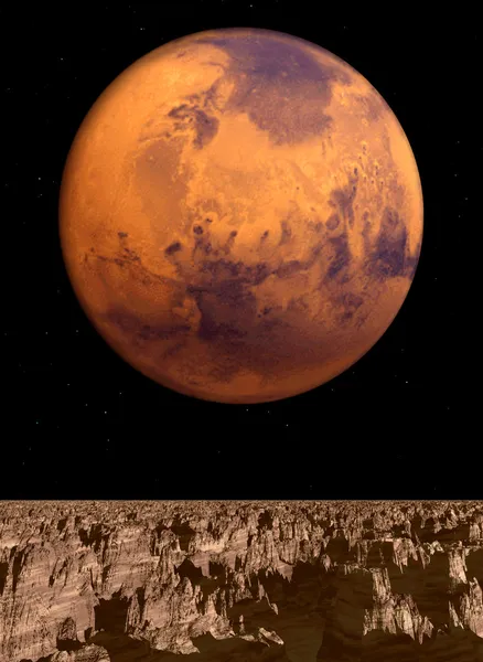 火星の眺め — ストック写真